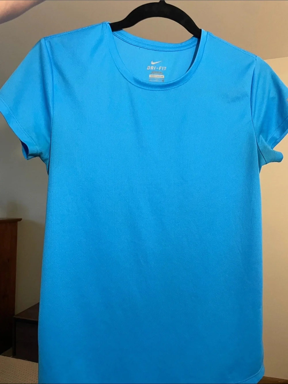 Nike Dri-FIT Short Sleeve Tee in Bright Blue